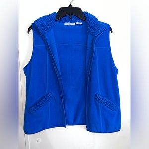 Hilliard & Hanson Petite Blue Vest
